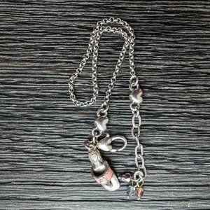 Brighton silver anklet